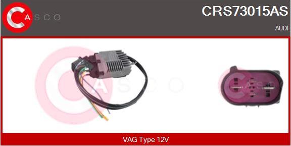 Casco CRS73015AS - Ön rezistor, elektromotor radiator fanatı furqanavto.az