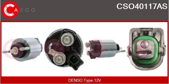 Casco CSO40117AS - Solenoid açarı, başlanğıc furqanavto.az