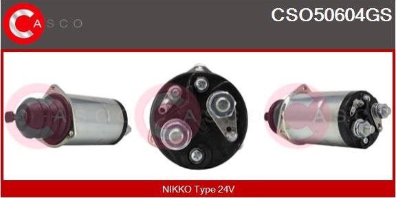 Casco CSO50604GS - Solenoid açarı, başlanğıc furqanavto.az