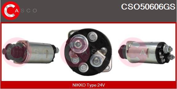 Casco CSO50606GS - Solenoid açarı, başlanğıc furqanavto.az