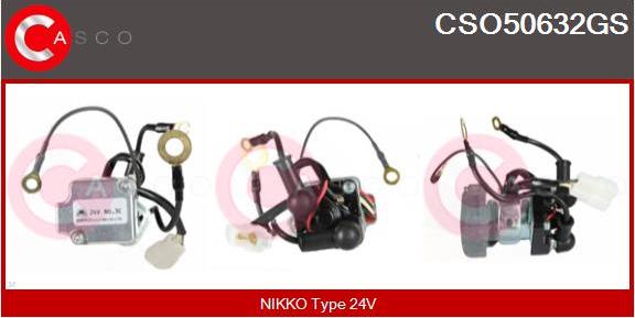 Casco CSO50632GS - Solenoid açarı, başlanğıc furqanavto.az