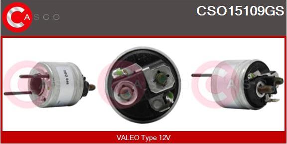 Casco CSO15109GS - Solenoid açarı, başlanğıc furqanavto.az