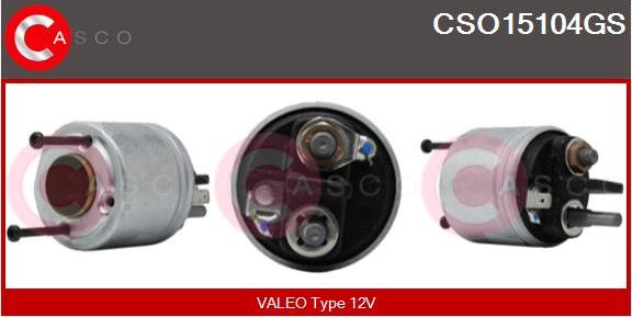 Casco CSO15104GS - Solenoid açarı, başlanğıc furqanavto.az