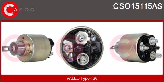 Casco CSO15115AS - Solenoid açarı, başlanğıc furqanavto.az