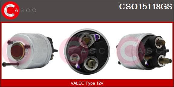 Casco CSO15118GS - Solenoid açarı, başlanğıc furqanavto.az