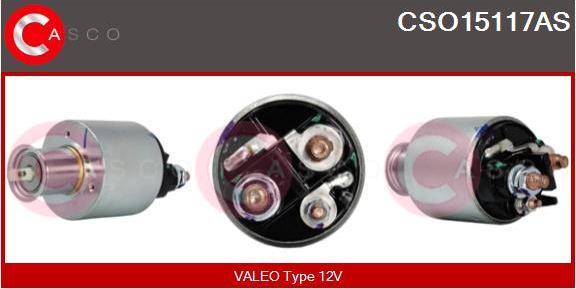 Casco CSO15117AS - Solenoid açarı, başlanğıc furqanavto.az
