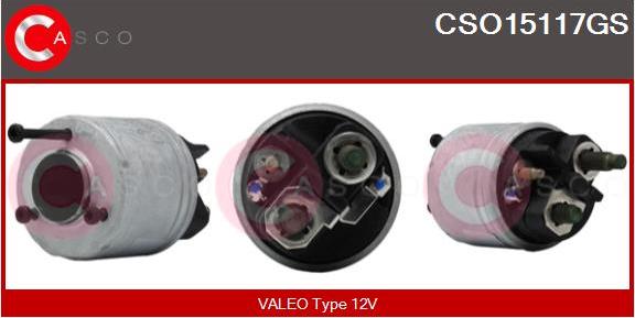 Casco CSO15117GS - Solenoid açarı, başlanğıc furqanavto.az