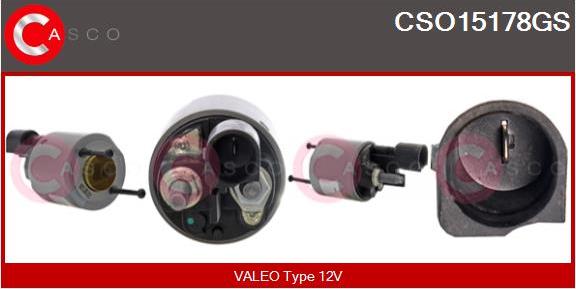 Casco CSO15178GS - Solenoid açarı, başlanğıc furqanavto.az