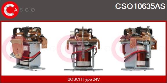 Casco CSO10635AS - Solenoid açarı, başlanğıc furqanavto.az