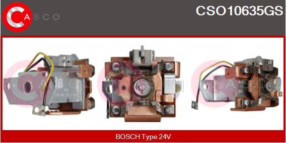 Casco CSO10635GS - Solenoid açarı, başlanğıc furqanavto.az