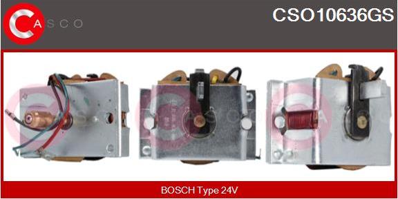 Casco CSO10636GS - Solenoid açarı, başlanğıc furqanavto.az