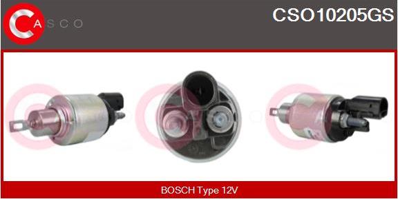 Casco CSO10205GS - Solenoid açarı, başlanğıc furqanavto.az