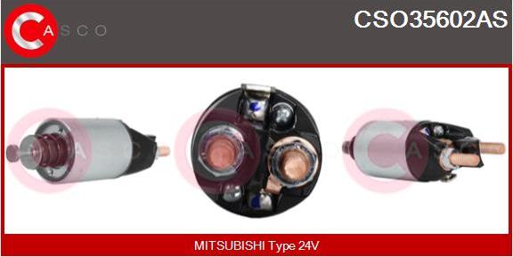 Casco CSO35602AS - Solenoid açarı, başlanğıc furqanavto.az