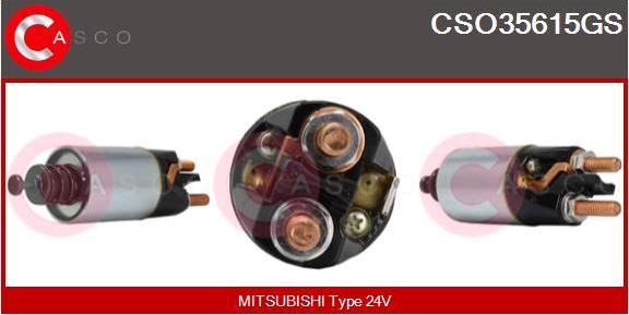 Casco CSO35615GS - Solenoid açarı, başlanğıc furqanavto.az