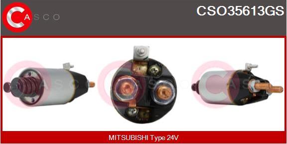 Casco CSO35613GS - Solenoid açarı, başlanğıc furqanavto.az