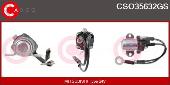 Casco CSO35632GS - Solenoid açarı, başlanğıc furqanavto.az