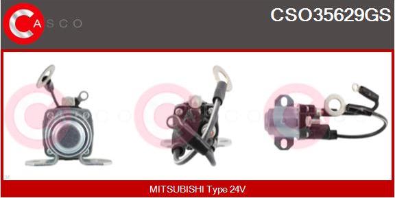 Casco CSO35629GS - Solenoid açarı, başlanğıc furqanavto.az