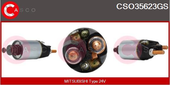 Casco CSO35623GS - Solenoid açarı, başlanğıc furqanavto.az