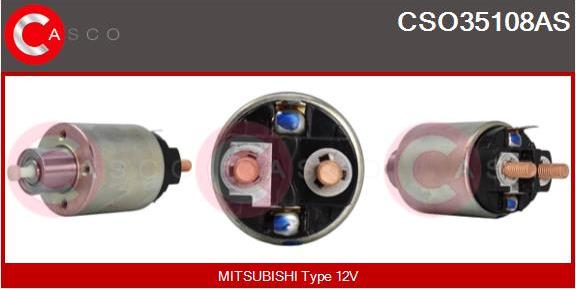 Casco CSO35108AS - Solenoid açarı, başlanğıc furqanavto.az