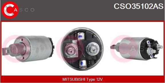 Casco CSO35102AS - Solenoid açarı, başlanğıc furqanavto.az