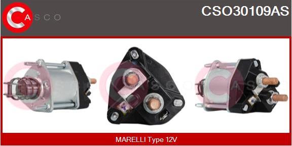 Casco CSO30109AS - Solenoid açarı, başlanğıc furqanavto.az