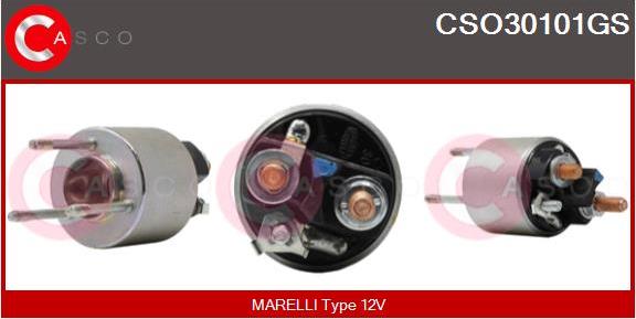 Casco CSO30101GS - Solenoid açarı, başlanğıc furqanavto.az