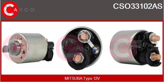 Casco CSO33102AS - Solenoid açarı, başlanğıc furqanavto.az