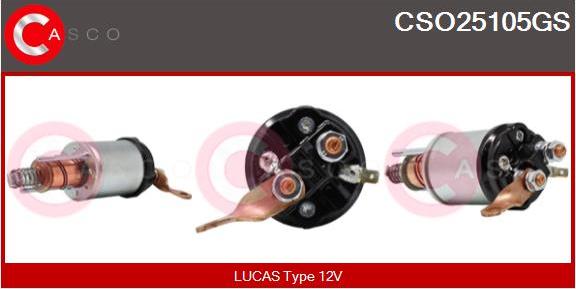 Casco CSO25105GS - Solenoid açarı, başlanğıc furqanavto.az