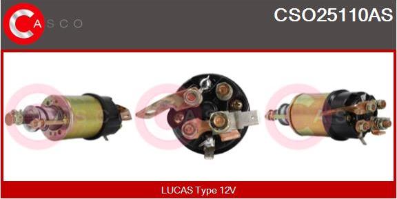 Casco CSO25110AS - Solenoid açarı, başlanğıc furqanavto.az