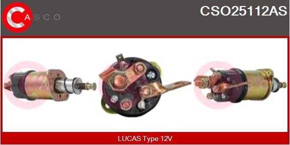 Casco CSO25112AS - Solenoid açarı, başlanğıc furqanavto.az