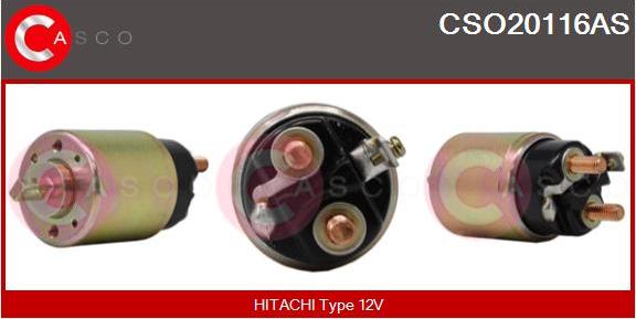 Casco CSO20116AS - Solenoid açarı, başlanğıc furqanavto.az