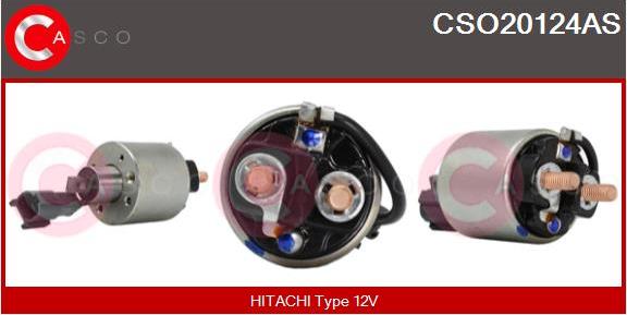 Casco CSO20124AS - Solenoid açarı, başlanğıc furqanavto.az