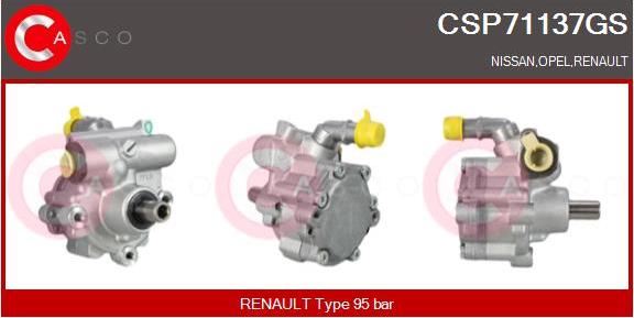 Casco CSP71137GS - Hidravlik nasos, sükan sistemi furqanavto.az