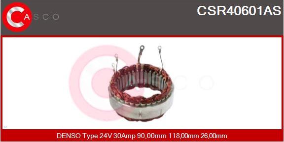 Casco CSR40601AS - Stator, alternator furqanavto.az
