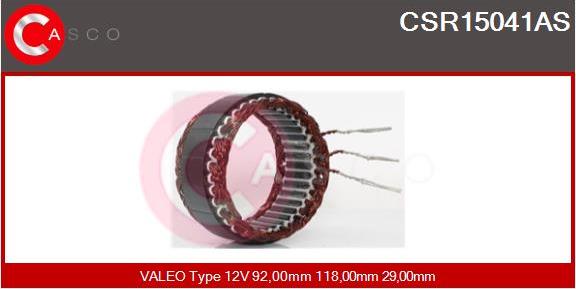 Casco CSR15041AS - Stator, alternator furqanavto.az