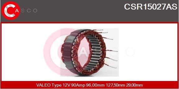 Casco CSR15027AS - Stator, alternator furqanavto.az