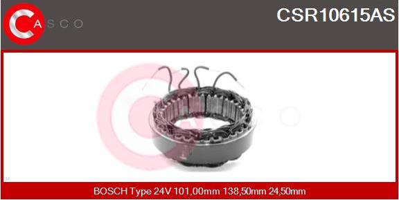 Casco CSR10615AS - Stator, alternator furqanavto.az