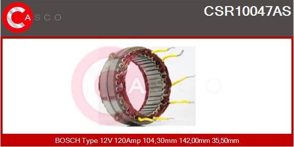 Casco CSR10047AS - Stator, alternator furqanavto.az