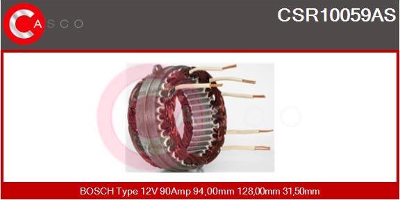 Casco CSR10059AS - Stator, alternator furqanavto.az