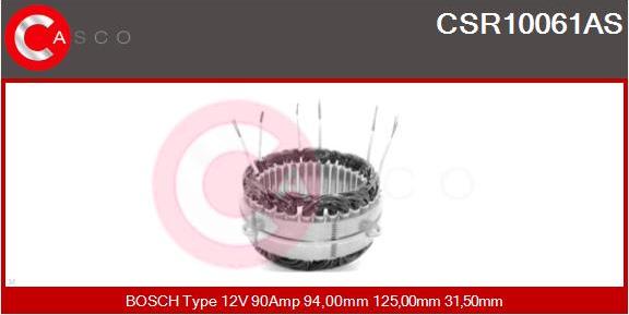 Casco CSR10061AS - Stator, alternator furqanavto.az