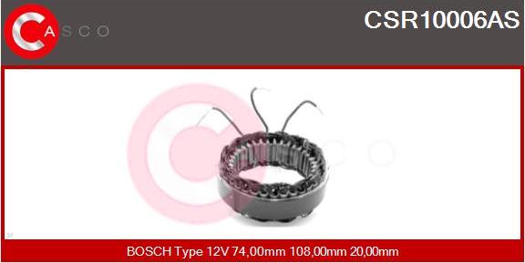 Casco CSR10006AS - Stator, alternator furqanavto.az