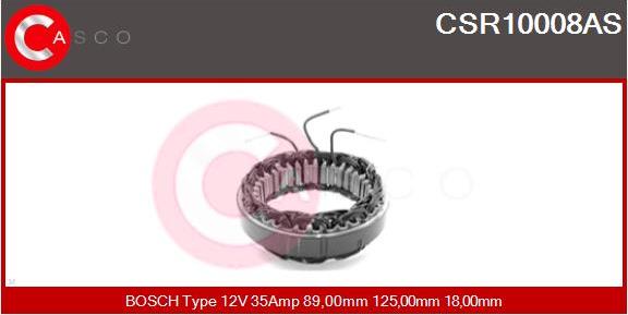 Casco CSR10008AS - Stator, alternator furqanavto.az