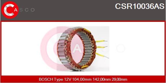 Casco CSR10036AS - Stator, alternator furqanavto.az