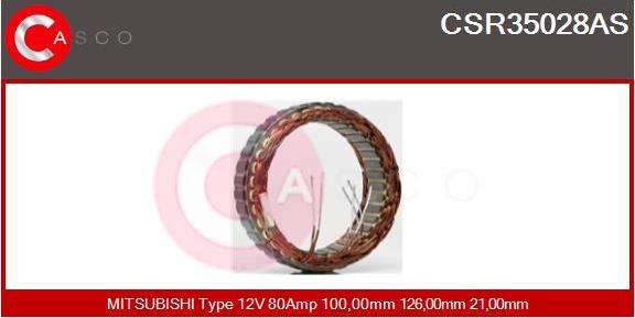 Casco CSR35028AS - Stator, alternator furqanavto.az