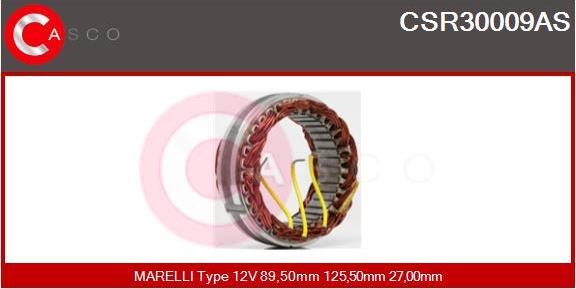 Casco CSR30009AS - Stator, alternator furqanavto.az