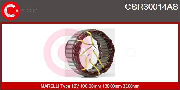 Casco CSR30014AS - Stator, alternator furqanavto.az