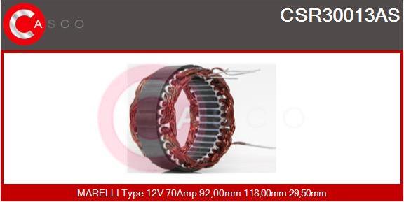 Casco CSR30013AS - Stator, alternator furqanavto.az