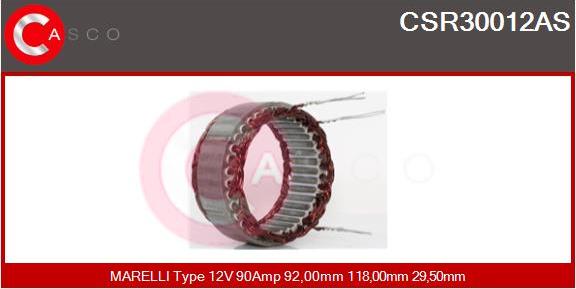 Casco CSR30012AS - Stator, alternator furqanavto.az