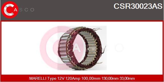 Casco CSR30023AS - Stator, alternator furqanavto.az