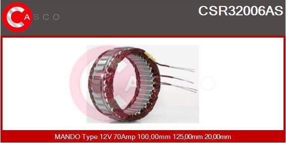 Casco CSR32006AS - Stator, alternator furqanavto.az